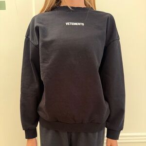 vetements sweatshirt 165/84a